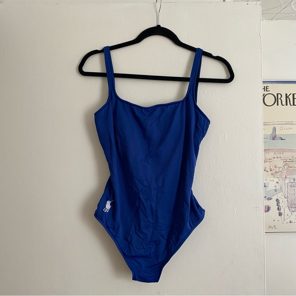 Polo Ralph Lauren Scoopback One-Piece Swimsuit